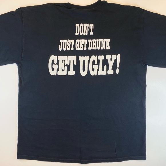 Coyote Ugly Saloon Bar T-shirt Size X-Large Black White Logo Texas - Picture 2 of 2